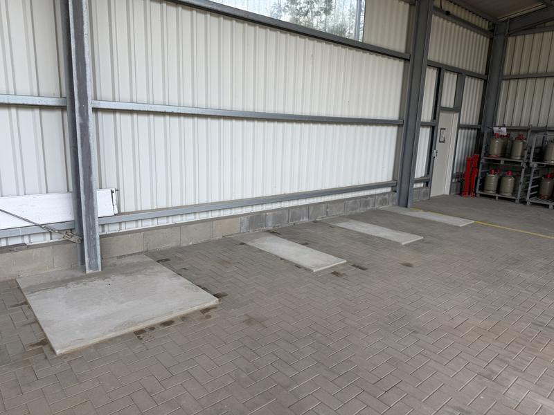 Innenansicht eines Industrie- und Hallenbaus