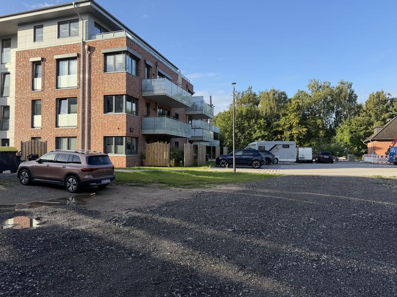Neubau eines Mehrfamilienhauses in Klinker